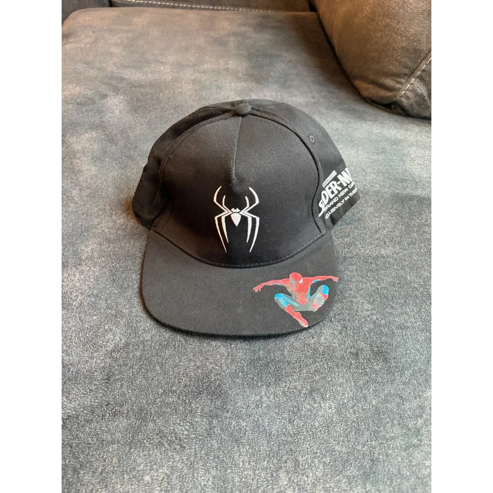 Marvel Spider-Man Brand New Day Little Caesars Promo Snapback Hat Black Cap - Picture 4 of 8